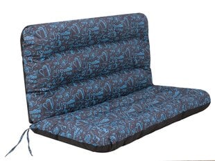 Spilvens šūpolēm Hobbygarden Ania Coffee 120cm, zils cena un informācija | Krēslu paliktņi | 220.lv