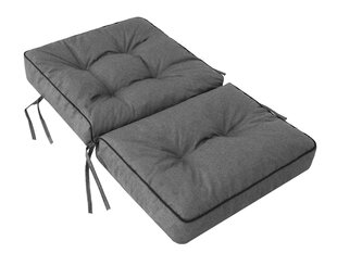 Подушка для стула Hobbygarden Venus 60см, серая цена и информация | Подушки, наволочки, чехлы | 220.lv