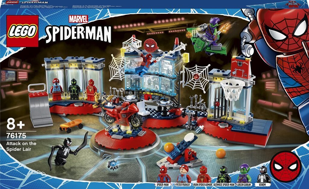 76175 LEGO® Super Heroes Uzbrukums zirnekļa alā cena un informācija | Konstruktori | 220.lv