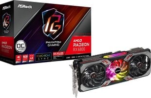 ASRock RX6800 PGD 16GO cena un informācija | Videokartes (GPU) | 220.lv