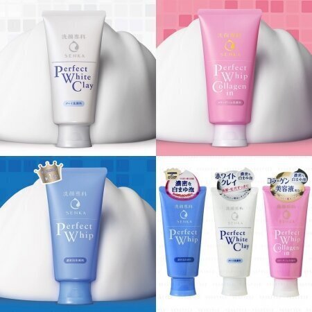 Shiseido Senka Perfect Whip Collagen in пенка для умывания с коллагеном  120г цена | 220.lv