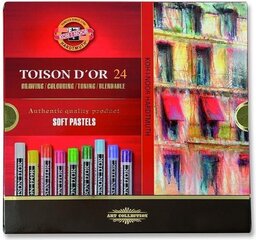 Пастель Koh-I-Noor, 24 цветов цена и информация | Принадлежности для рисования, лепки | 220.lv