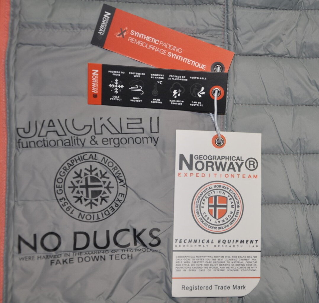 Virsjaka sievietēm Geographical Norway, Degree Lady Coral 054 cena un informācija | Sieviešu virsjakas | 220.lv