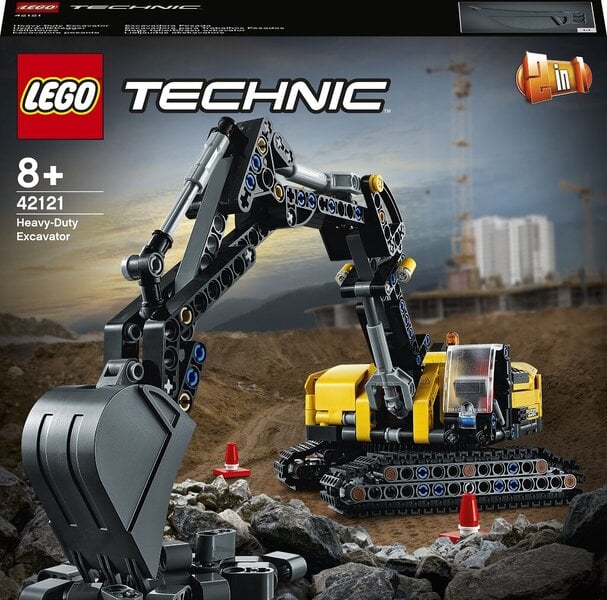42121 LEGO® TECHNIC Lieljaudas ekskavators cena | 220.lv