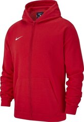 Džemperis zēniem Nike Team Club 19 Full-Zip Fleece Hoodie 147 cm ( AJ1458 657 ) cena un informācija | Zēnu jakas, džemperi, žaketes, vestes | 220.lv