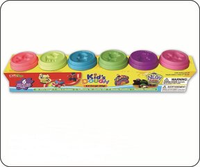 Plastilīns modelēšanai Kids Dough, 6 daļas cena un informācija | Attīstošās rotaļlietas | 220.lv