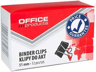 Зажимы Office Products, 51 мм, 12 шт. цена и информация | Канцелярия | 220.lv