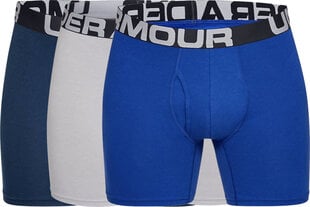 Мужские брифы Under Armour Charged Cotton 6in 1327426-400, 3 шт. цена и информация | Мужские трусы Nek, черные | 220.lv