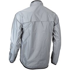 Куртка для бега для мужчин, серая цена и информация | Мужская спортивная одежда | 220.lv