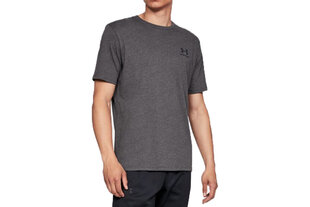 Футболка мужская Under Armour sportstyle left chest tee, серая цена и информация | Мужская спортивная одежда | 220.lv