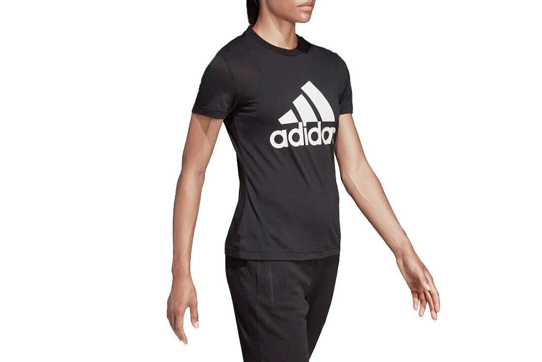 Sporta krekls sievietēm Adidas Must Haves Badge Of Sport Tee DY7732, melns цена и информация | Sporta apģērbs sievietēm | 220.lv