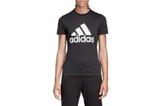 Спортивная рубашка для женщин Adidas Must Haves Badge Of Sport Tee DY7732, черная цена и информация | Спортивная одежда для женщин | 220.lv