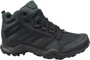 Pārgājienu apavi vīriešiem Adidas Terrex AX3 Mid GTX BC0466, melni cena un informācija | Vīriešu kurpes, zābaki | 220.lv