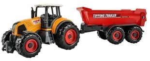 Комплект трактора с прицепами "Ферма", 6 деталей цена и информация | Игрушки для мальчиков | 220.lv