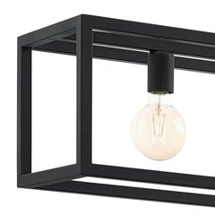 Piekaramā lampa Eglo Elswick, 3x60 W, melna cena un informācija | Piekaramās lampas | 220.lv