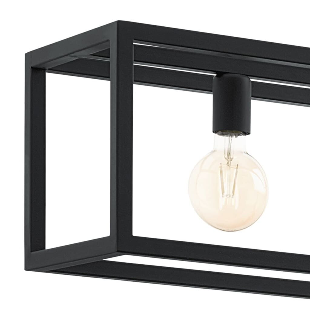 Piekaramā lampa Eglo Elswick, 3x60 W, melna cena un informācija | Lustras | 220.lv