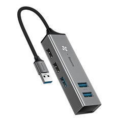 Адаптер USB HUB Baseus 3xUSB 3.0 + 2xUSB 2.0 цена и информация | Кабели для телефонов | 220.lv