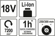 Akumulatora trimmeris 18V Li-ion Yato (YT-82831) cena un informācija | Trimmeri, krūmgrieži | 220.lv