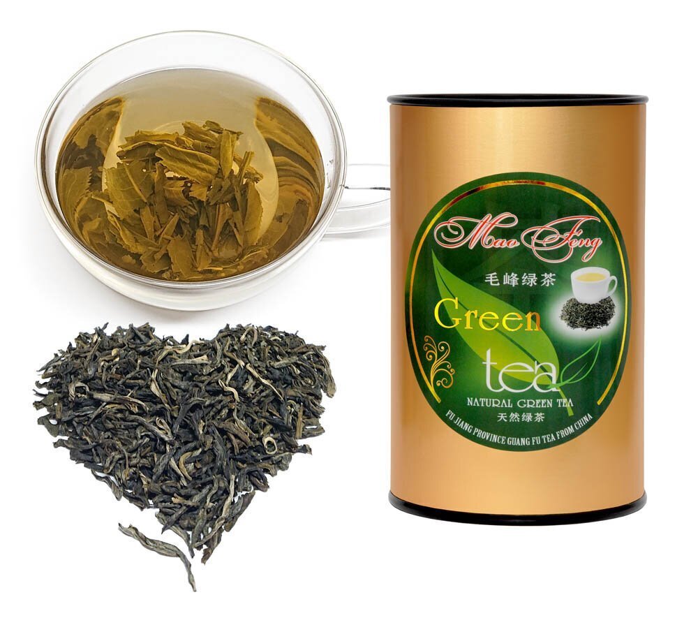 MAO FENG Green tea - Elitāra Ķīnas imperatora zaļā tēja ar tipšiem, PT 80g цена и информация | Tēja | 220.lv