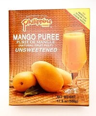 Пюре манговое (натуральное) без сахара., 500 г цена и информация | Соки, нектары | 220.lv