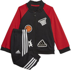 Cпортивный костюм Adidas I Coll Mix Ts Black Red цена и информация | Комплекты для мальчиков | 220.lv