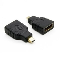 Hallo Адаптер microHDMI - HDMI цена и информация | Адаптеры и USB разветвители | 220.lv