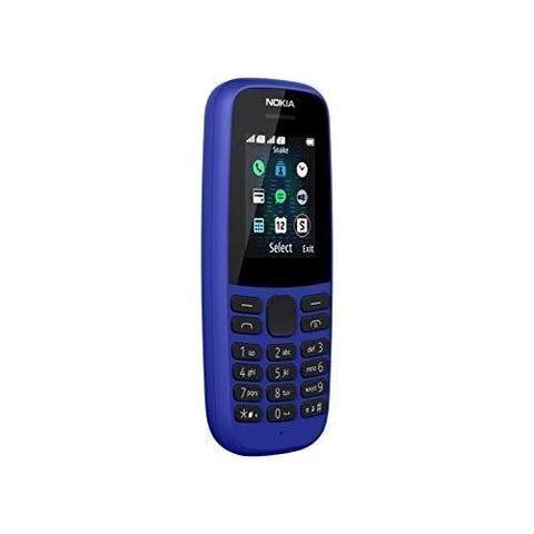 Nokia 105 (2019), 4MB, Dual SIM, Blue cena un informācija | Mobilie telefoni | 220.lv