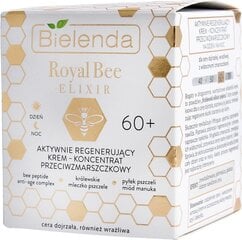 Pretgrumbu sejas krēms Bielenda Royal Bee Eliksir 60+, 50 ml cena un informācija | Sejas krēmi | 220.lv