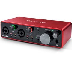 Focusrite Scarlett 2i2 USB Двухканальный аудиоинтерфейс цена и информация | Принадлежности для музыкальных инструментов | 220.lv