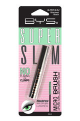 Skropstu tuša Super Slim BYS, 2,5 ml цена и информация | Тушь, средства для роста ресниц, тени для век, карандаши для глаз | 220.lv