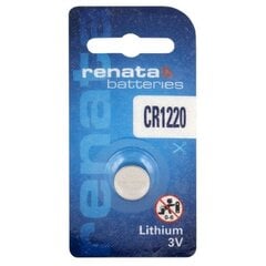 Renata 1220 3В литиевая батарейка цена и информация | Батерейки | 220.lv