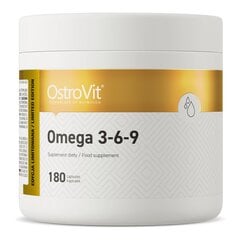 Omega 3-6-9 180 kapsulas cena un informācija | Vitamīni, preparāti, uztura bagātinātāji labsajūtai | 220.lv