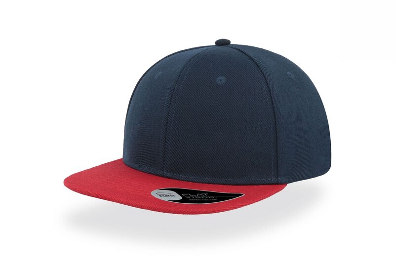 Snap back tipa tumši zila/sarkana vasaras cepure ar taisnu nagu SNAP BACK cena un informācija | Vīriešu cepures, šalles, cimdi | 220.lv