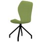Ēdamistabas krēsli, zaļā krāsā, mākslīgā āda, 2 gab. lētāk