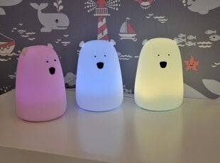 Nakts lampa Lācis LED, rozā cena un informācija | Lampas bērnu istabai | 220.lv