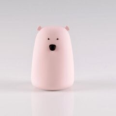 Ночник Медведь LED, розовый цена и информация | Детские светильники | 220.lv