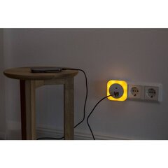 LED nakts lampa+ 2 x USB lādētājs цена и информация | Монтируемые светильники, светодиодные панели | 220.lv