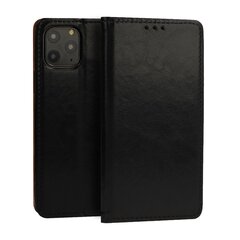 Samsung Galaxy Note 10 maciņš Leather Book, melns cena un informācija | Telefonu vāciņi, maciņi | 220.lv