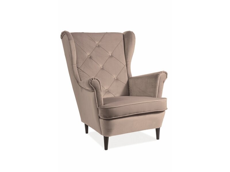 Krēsls Signal Meble Lady, smilškrāsas cena un informācija | Atpūtas krēsli | 220.lv