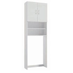 Шкафчик для установки над стиральной машиной PIK06001 B60, белый цена и информация | Шкафчики для ванной | 220.lv