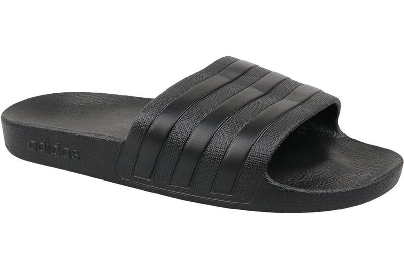 Тапочки для мужчин Adidas adilette aqua F35550, черные цена | 220.lv