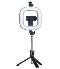 Hallo Vlogging Tripod Selfie P40D1 tripods ar LED lampu un tālvadības pulti cena un informācija | Selfie Sticks | 220.lv