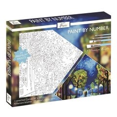Набор для рисования по номерам Nassau, Прогулка в полночь (Midnight walk), 40x50 см цена и информация | Живопись по номерам | 220.lv