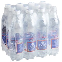 Газированная натуральная минеральная вода Tichė, 0,5 лx12 цена и информация | Вода | 220.lv