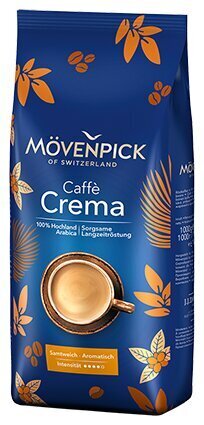 Kafijas pupiņas Movenpick Caffe Crema 1 kg цена и информация | Kafija, kakao | 220.lv