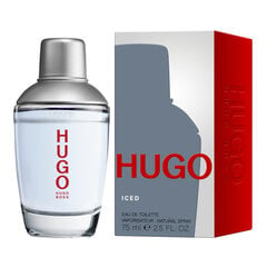 Tualetes ūdens Hugo Boss Hugo Iced EDT vīriešiem 75 ml kaina ir informacija | Vīriešu smaržas | 220.lv