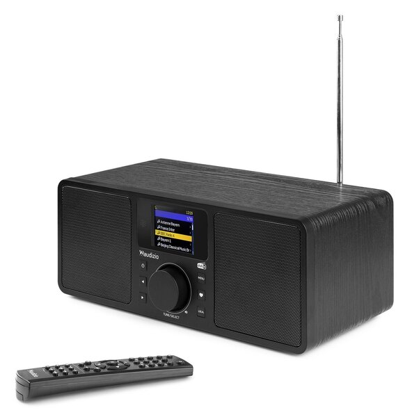 Audizio Roma WIFI interneta stereo DAB + radio melns cena | 220.lv