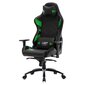 Spēļu krēsls L33T Gaming Elite V4, melns/zaļš цена и информация | Biroja krēsli | 220.lv