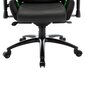 Spēļu krēsls L33T Gaming Elite V4, melns/zaļš cena un informācija | Biroja krēsli | 220.lv