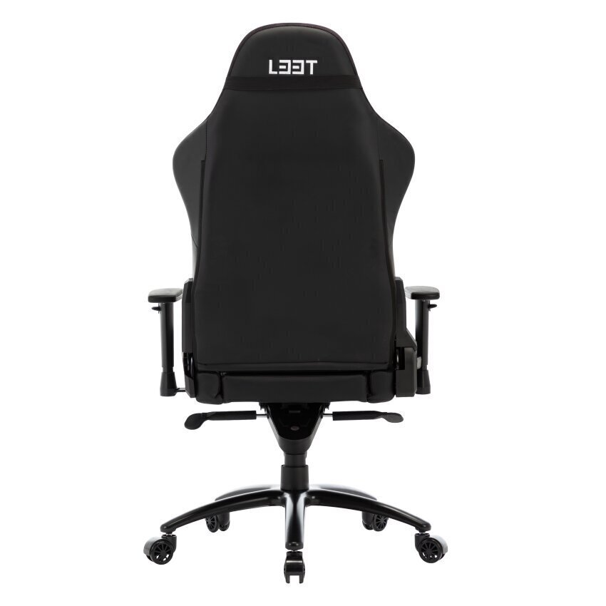 Spēļu krēsls L33T Gaming Elite V4, melns/sarkans cena un informācija | Biroja krēsli | 220.lv